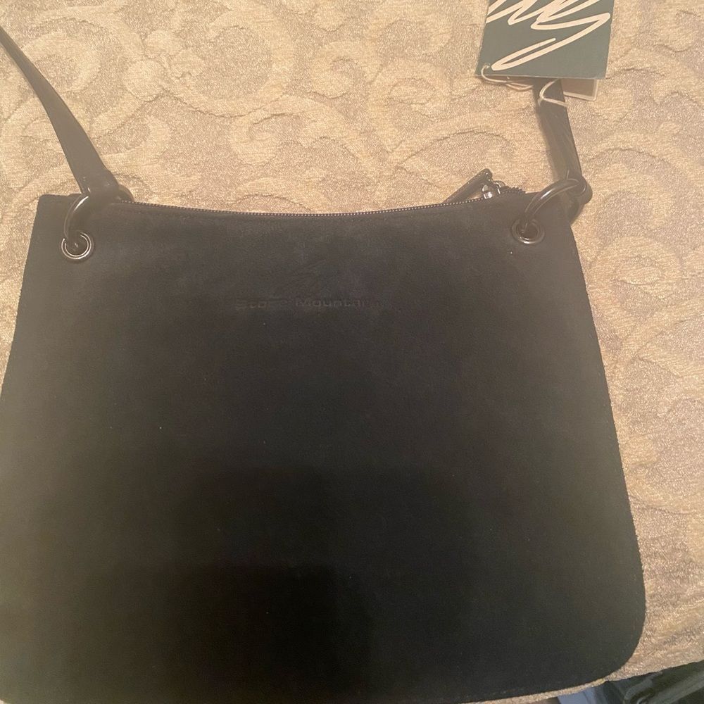 Black suede Stone Mountain purse. NWT